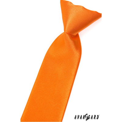 Oranžová chlapecká kravata