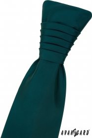 Smaragdově zelená francouzská kravata