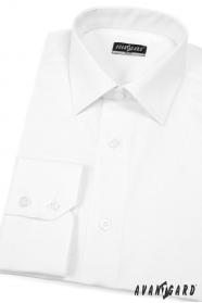 Pánská košile SLIM Bílá jednoduchá