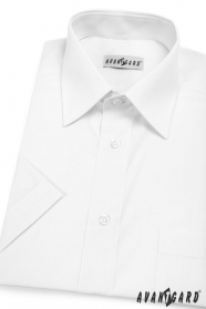 Pánská košile KLASIK krátký rukáv V1-Bílá