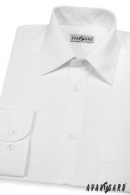 Pánská košile KLASIK dlouhý rukáv V1-Bílá