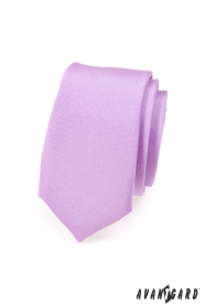 Světle fialová kravata Slim