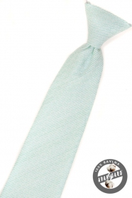 Chlapecká kravata mátová strukturovaná