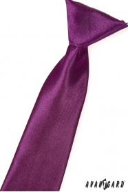 Chlapecká kravata Aubergine
