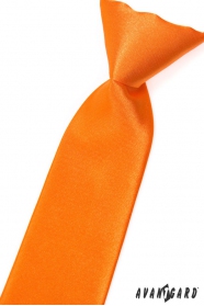 Oranžová chlapecká kravata