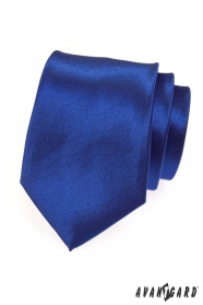 Pánská kravata výrazná královská modrá