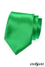 Sytě zelená pánská kravata