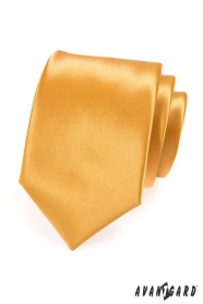 Pánská kravata LUX - zlatá