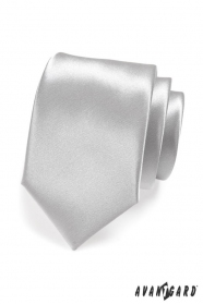 Pánská kravata stříbrná