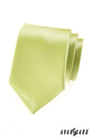 Pánská kravata limetková s leskem