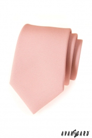 Moderní pudrová kravata matná