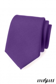 Fialová pánská kravata Avantgard