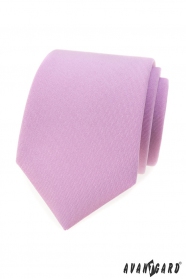 Matná kravata v barvě lila