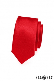 Úzká kravata SLIM červená