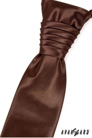 Svatební kravata (regata) čokoládová