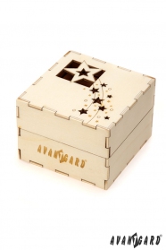Dřevěná dárková krabička Vánoce