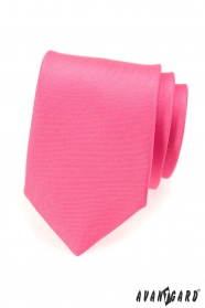 Matná kravata v růžové