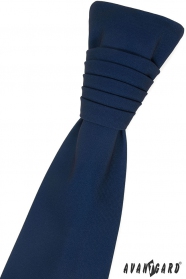 Tmavě modrá francouzská kravata
