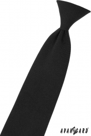 Černá chlapecká kravata 31 cm