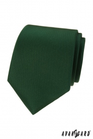 Matně zelená kravata LUX