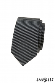 Slim kravata s černými proužky