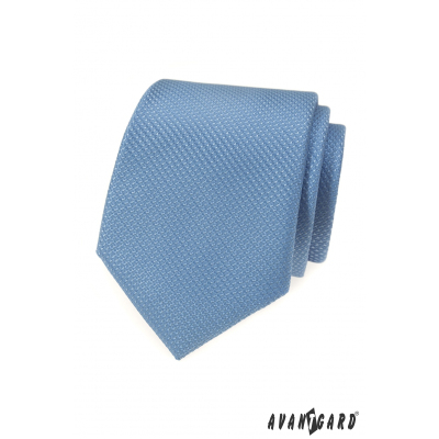 Světle modrá strukturovaná kravata