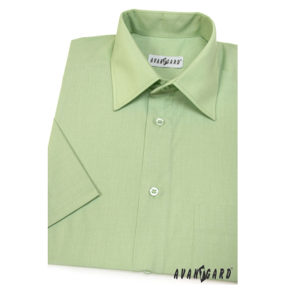 Pánská košile KLASIK krátký rukáv V8-Zelená