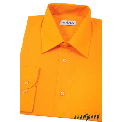 Pánská košile světle oranžová