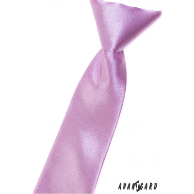 Chlapecká kravata jemná lila