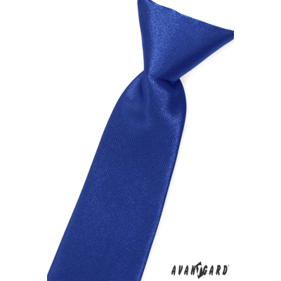 Sytě modrá chlapecká kravata