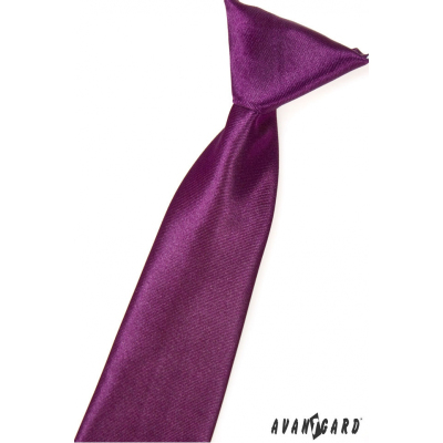 Chlapecká kravata Aubergine