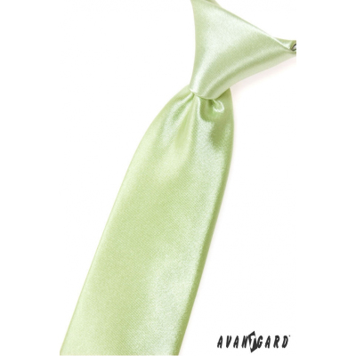 Limetkově zelená chlapecká kravata