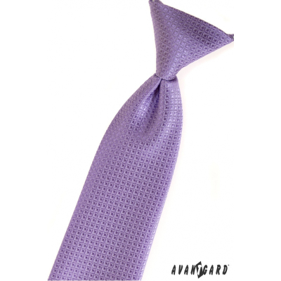 Chlapecká kravata Fialová strukturovaná