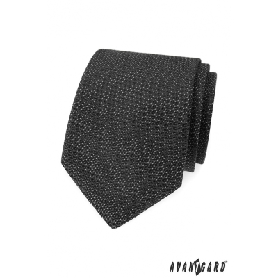 Šedá strukturovaná kravata Avantgard