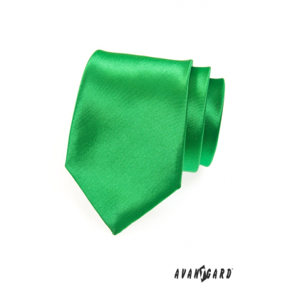 Sytě zelená pánská kravata