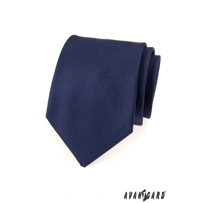 Tmavě modrá pánská kravata Avantgard