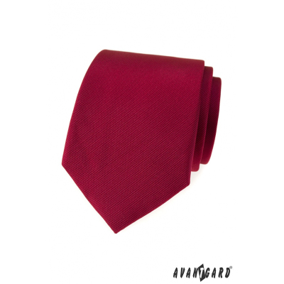 Pánská kravata s bordó strukturou