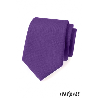 Fialová pánská kravata Avantgard