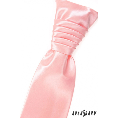 Svatební kravata pink růžová