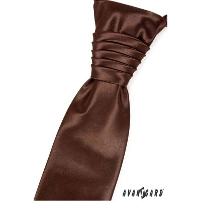 Svatební kravata (regata) čokoládová