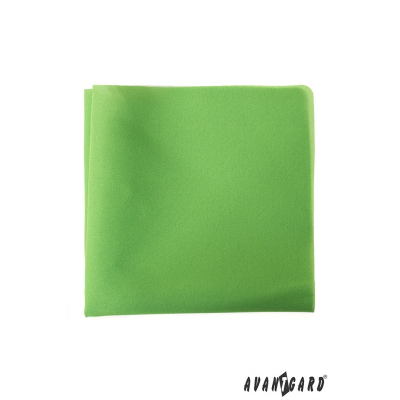 Brčálově zelený pánský kapesníček z polyesteru