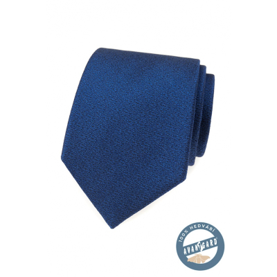 Elegantní modrá hedvábná kravata