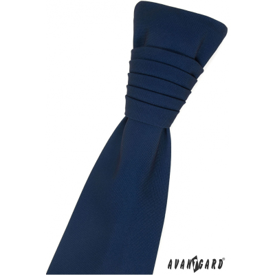 Tmavě modrá francouzská kravata