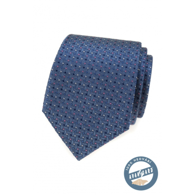 Luxusní hedvábná kravata s barevným vzorem