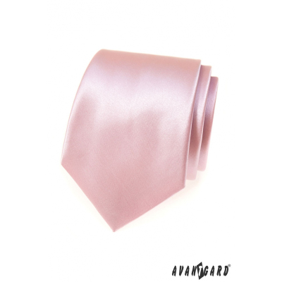 Pánská kravata Růžová/Pudrová