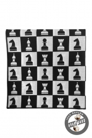 Kapesníček do saka vzor šachy