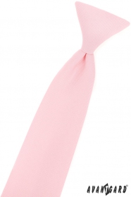 Chlapecká kravata lososově růžové barvy