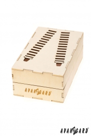 Dřevěná dárková krabička na šle