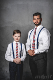 Chlapecká kravata Trikolóra Lux - délka 31 cm