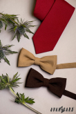 Pánská kravata v matné barvě bordó - šířka 7 cm